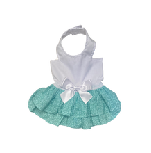Load image into Gallery viewer, Aqua Leaves Dress 1470
